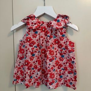 Jacadi Liberty fabric top - 24m